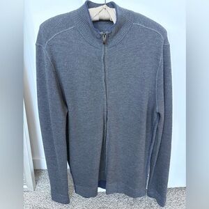 Tommy Bahama zip cardigan sz L